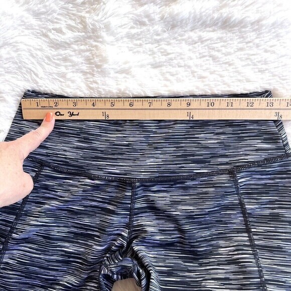 TEK GEAR DRY TEK Women's Slim Fit Performance Leggings Size M Black/White - Picture 4 of 10